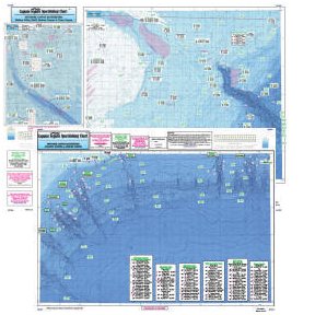 Captain Segull's Nautical Charts Atlantis to Toms Canyons Bathymetric